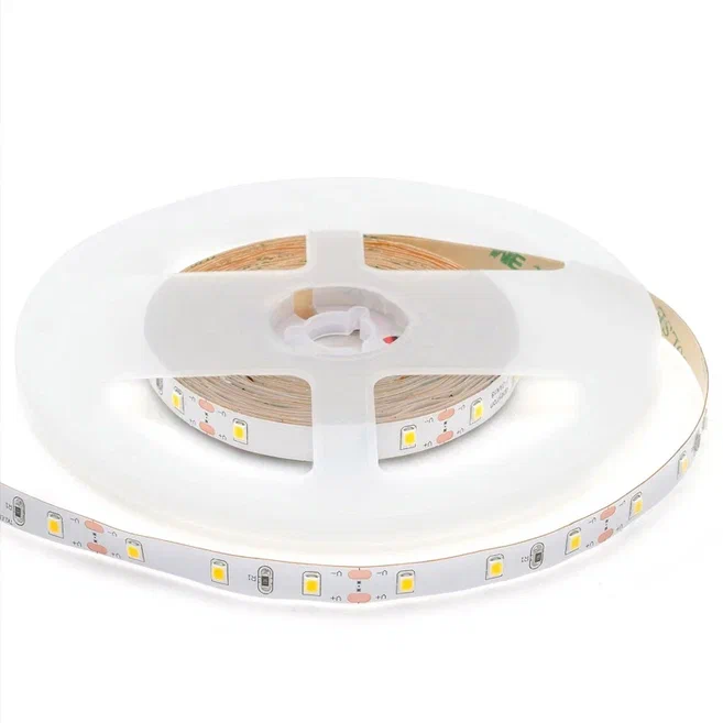 Комплект светодиодная лента 4,8W/m 60LED/m 3528SMD теплый белый с адаптером Белый в Краснодаре | Loft Concept 