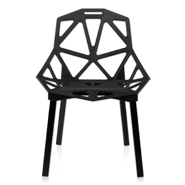 Дизайнерский стул CHAIR ONE black Черный матовый в Краснодаре | Loft Concept 