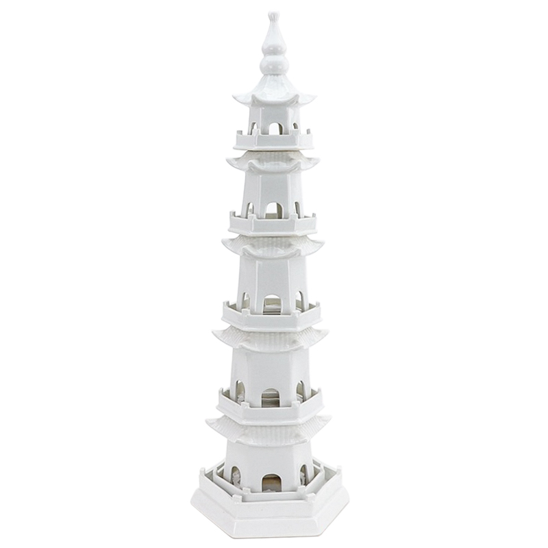 Статуэтка Ceramic Pagoda white Белый в Краснодаре | Loft Concept 