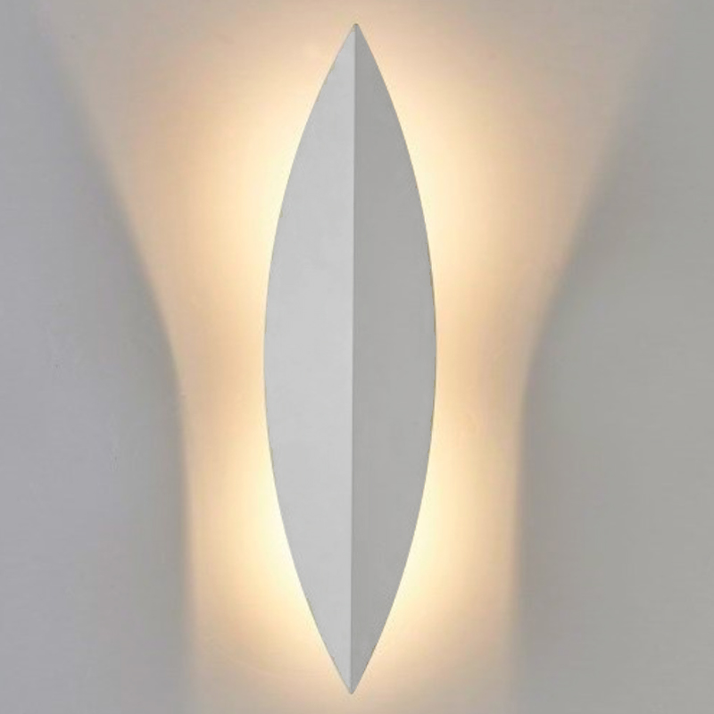 Art Deco Leaf Wall Lamp White Белый в Краснодаре | Loft Concept 