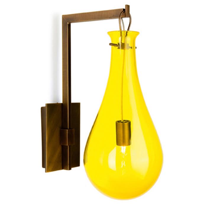 Бра Patrick Naggar Bubble Sconce yellow Желтый Черный в Краснодаре | Loft Concept 