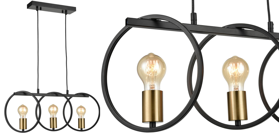Люстра Loft Rings Ligh 3 Люстра Loft Rings Ligh 3 - Loft-Concept в Краснодаре