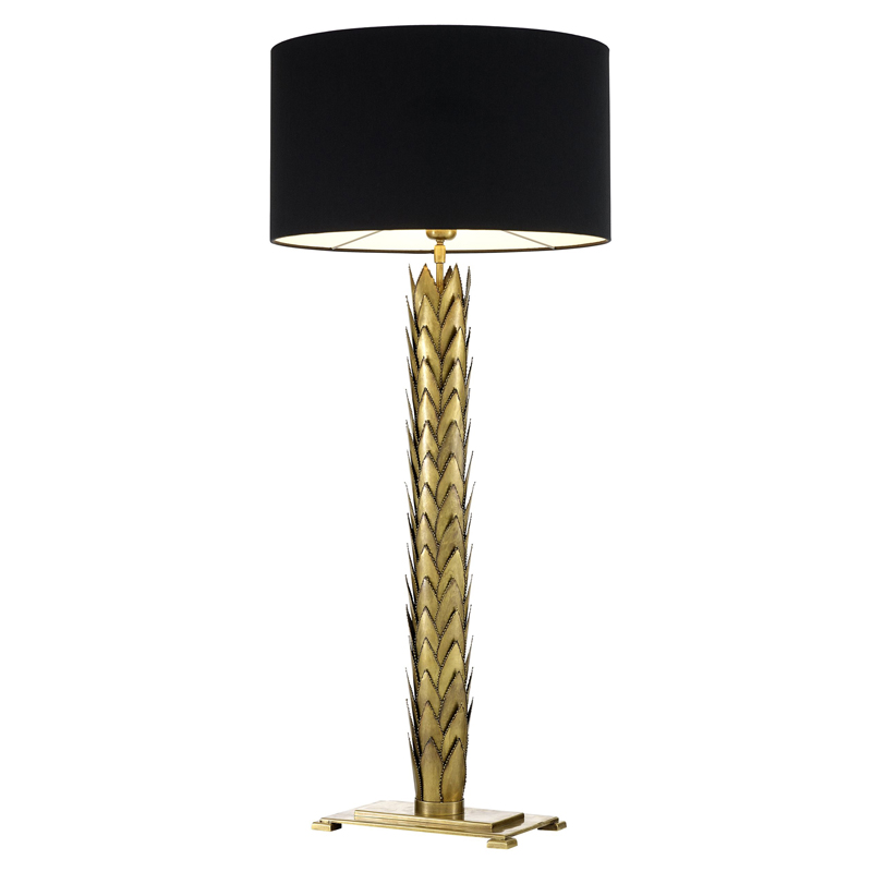 Настольная лампа Eichholtz Table Lamp Granada Латунь Черный в Краснодаре | Loft Concept 