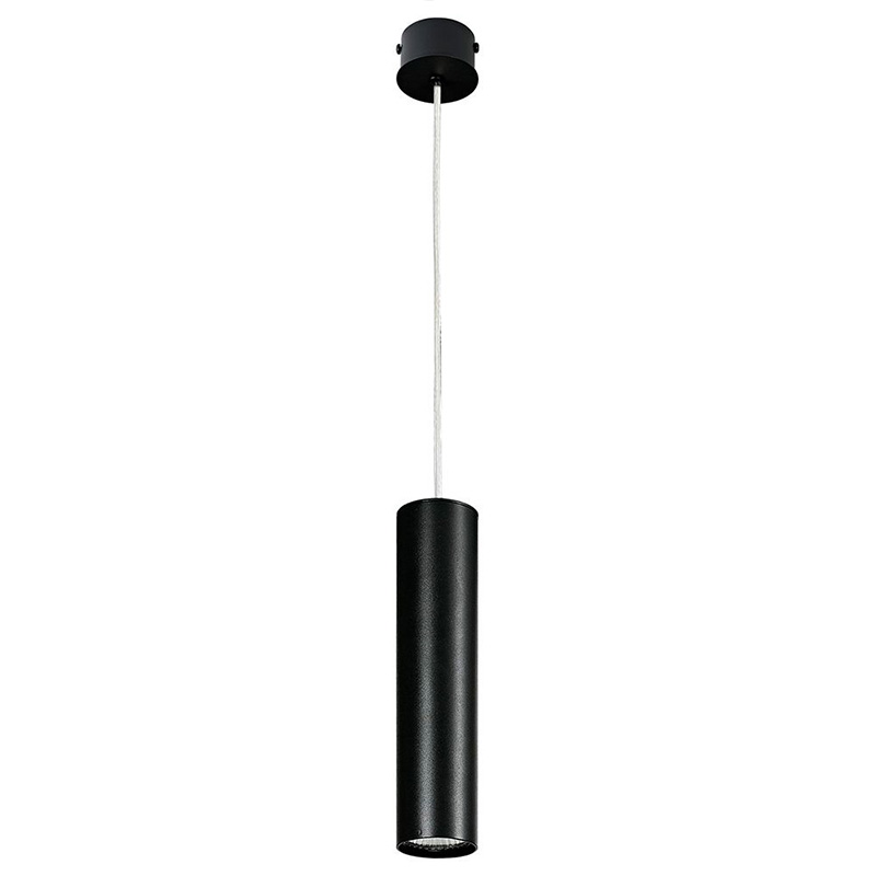 Подвесной светильник Luis Trumpet Tube Black Lamp 25 Черный в Краснодаре | Loft Concept 