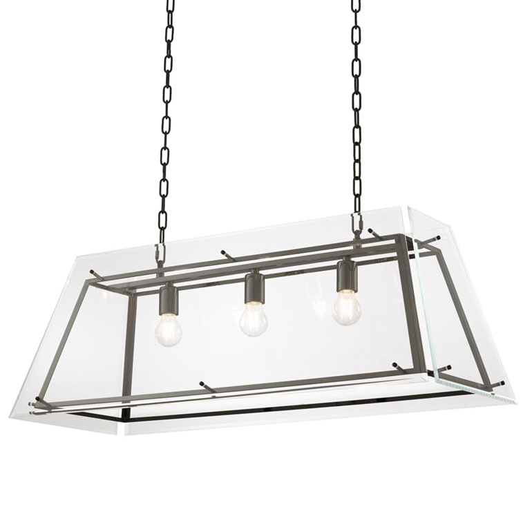 Люстра Chandelier Azure L Bronze Темная бронза Прозрачный (Transparent) в Краснодаре | Loft Concept 