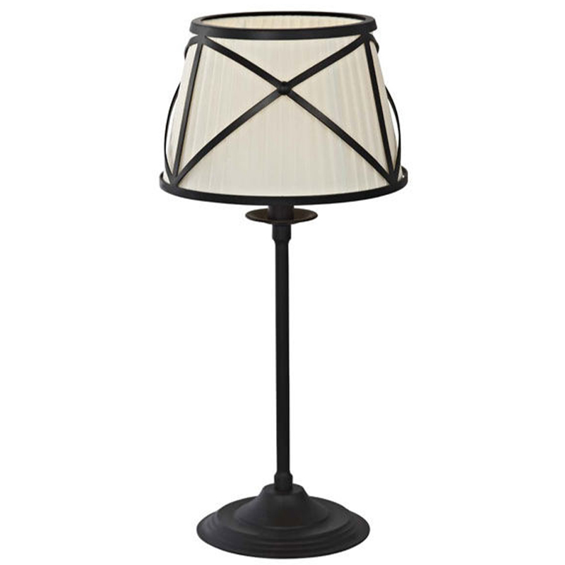 Настольная лампа с абажуром Provence Lampshade Light Brown Table Lamp Бежевый Коричневый в Краснодаре | Loft Concept 