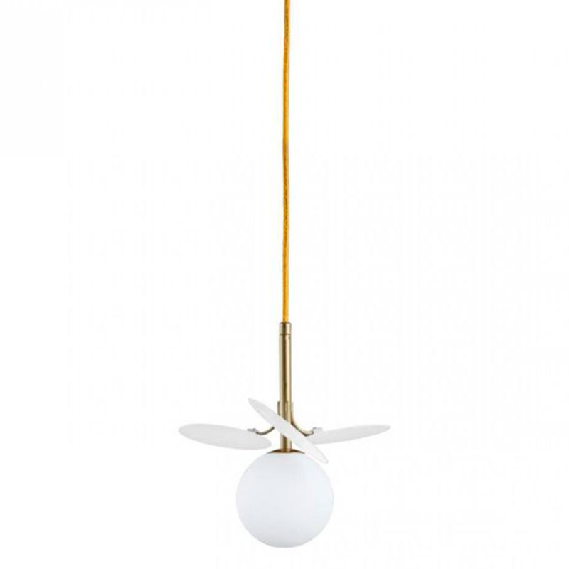 Подвесной светильник MATISSE Pendant One White Золотой Белый в Краснодаре | Loft Concept 