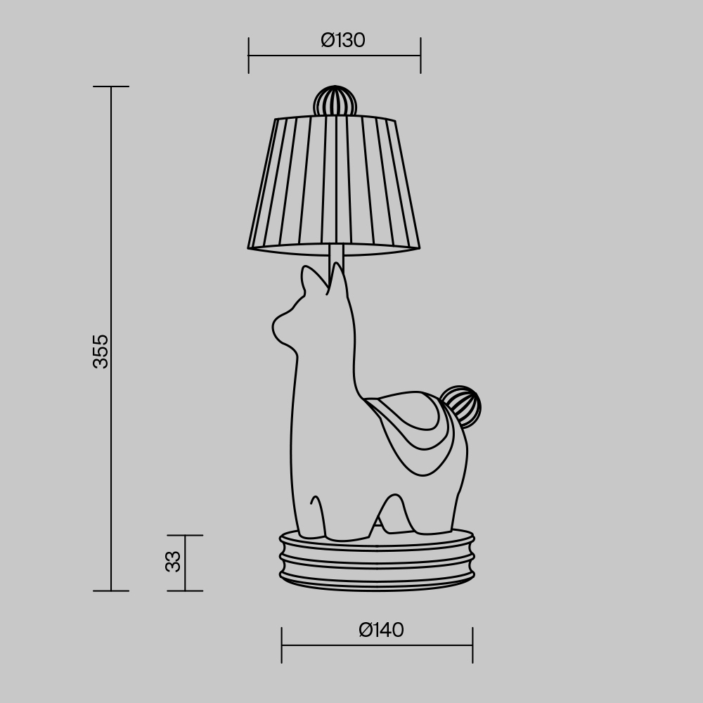 Настольный светильник Senor Alpaca 3000К 7Вт в Краснодаре