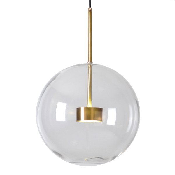 Подвесной светильник Suspension LED design BUBBLE LAMP 1 Латунь Прозрачное Стекло в Краснодаре | Loft Concept 