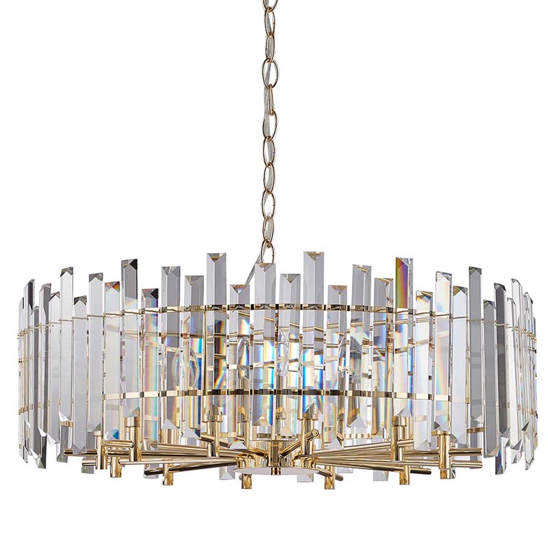 Люстра Langley Chandelier gold 80 Золотой Прозрачный в Краснодаре | Loft Concept 