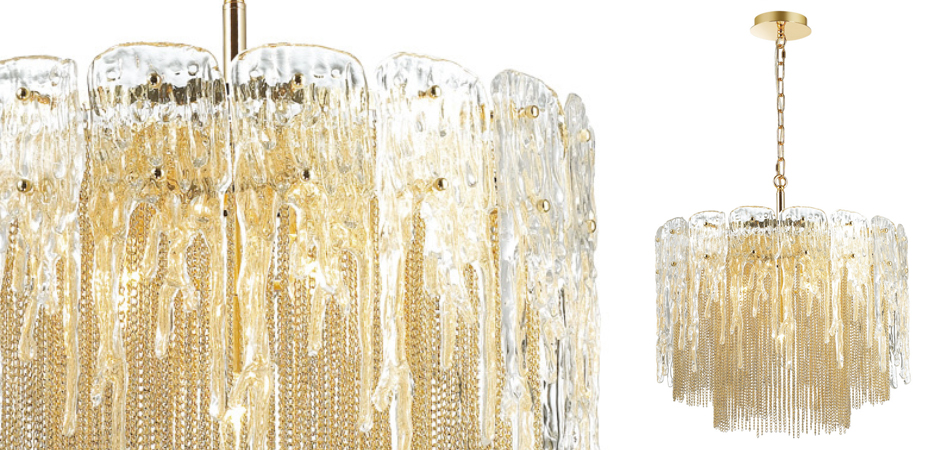 Люстра Ice and Gold Chains - Loft-Concept в Краснодаре
