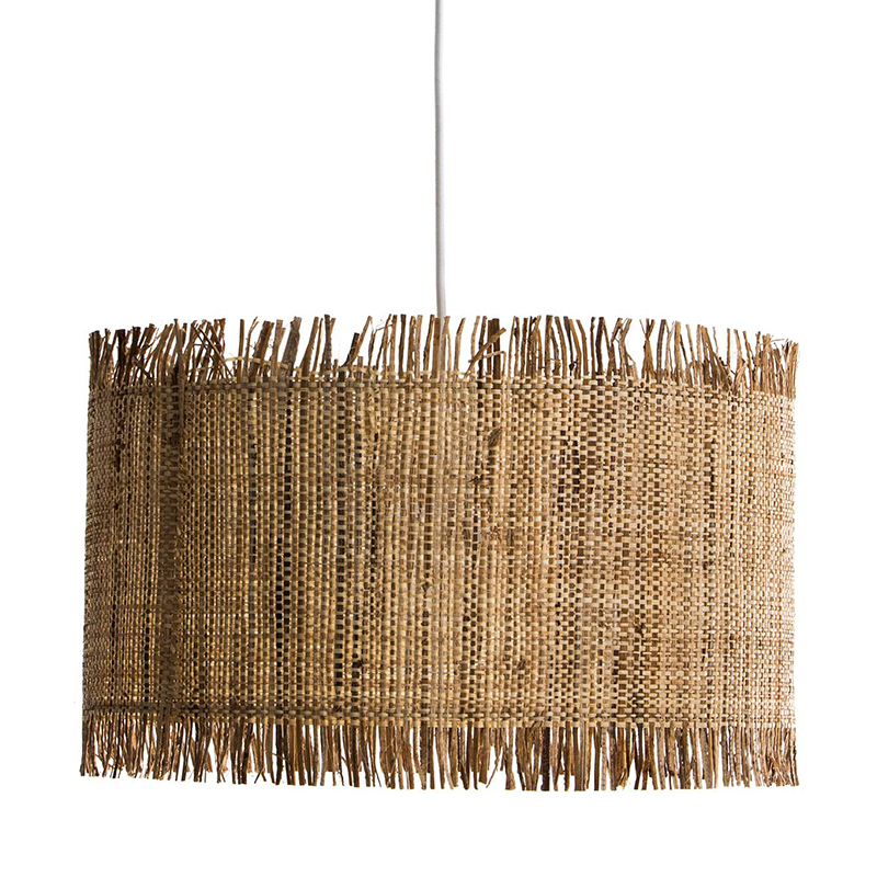 Подвесной светильник Wicker Raffia Hanging lamp Коричневый в Краснодаре | Loft Concept 