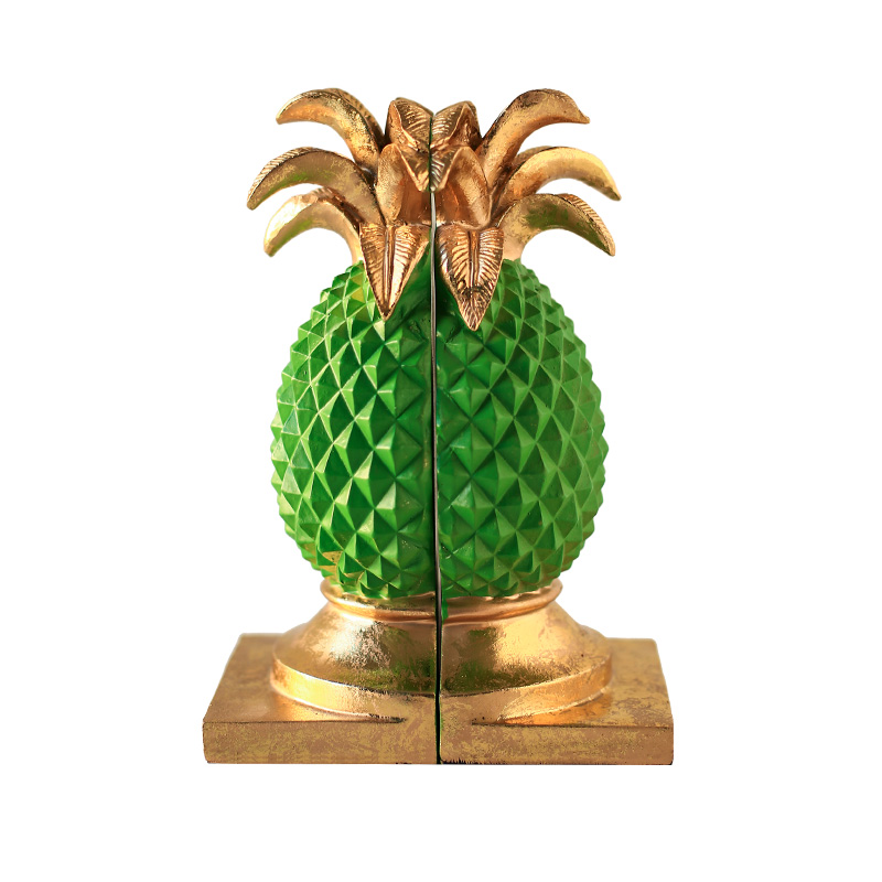 Держатель для книг Green Pineapple Book Holder Зеленый Золотой в Краснодаре | Loft Concept 