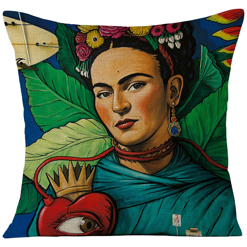 Декоративная подушка Frida Kahlo 10 Мульти в Краснодаре | Loft Concept 