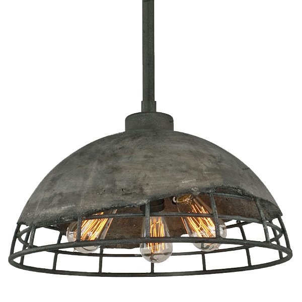 Подвесной светильник Stone industrial lamp 3 Серый (Gray) в Краснодаре | Loft Concept 