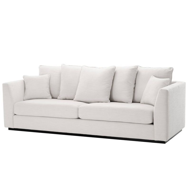 Диван Eichholtz Sofa Taylor white Белый Черный в Краснодаре | Loft Concept 