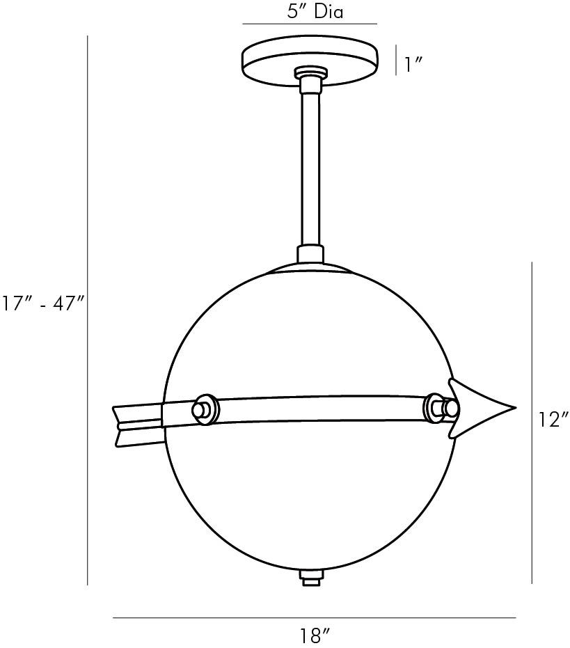 Люстра Arteriors CELESTIAL PENDANT в Краснодаре