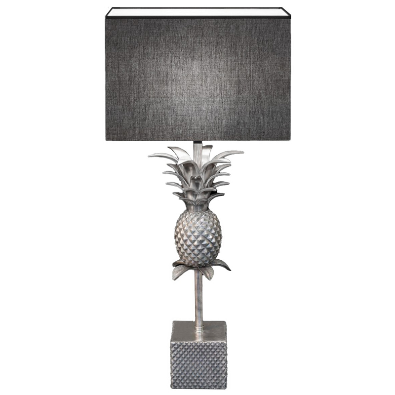 Настольная лампа LAMPTABLE PINEAPPLE STRAIGHT Gray Серый Серебряный в Краснодаре | Loft Concept 