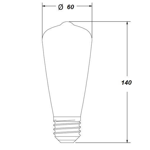 Лампочка Loft Edison Retro Bulb №1 в Краснодаре