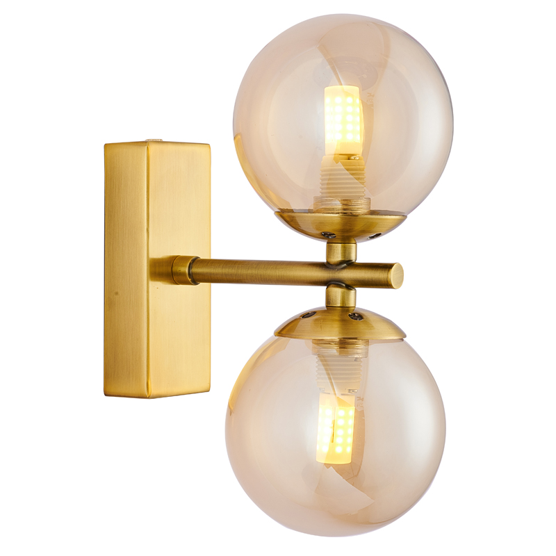 Бра Berries Sconce amber Латунь Янтарь (Amber) в Краснодаре | Loft Concept 