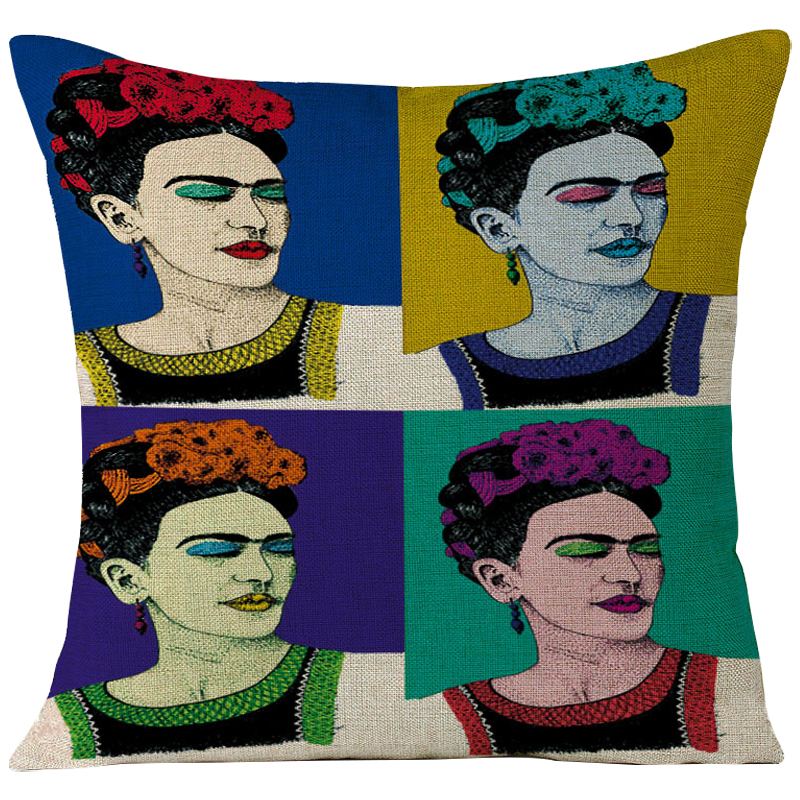 Декоративная подушка Frida Kahlo 12 Мульти в Краснодаре | Loft Concept 