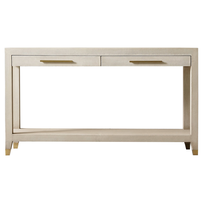 Charles Stingray Texture Console Ivory Консоль скат Золотой ivory ( слоновая кость ) в Краснодаре | Loft Concept 