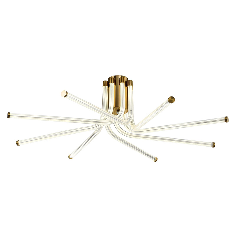 Потолочный светильник светодиодный из стали Trumpet Tube Bronze Бронза Потолочный светильник светодиодный из стали Trumpet Tube Bronze Бронза в Краснодаре | Loft Concept