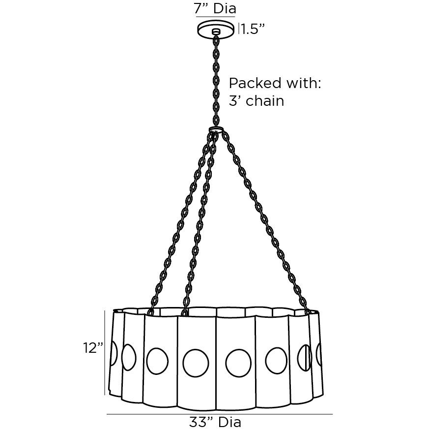 Люстра Arteriors SACRAMENTO CHANDELIER в Краснодаре