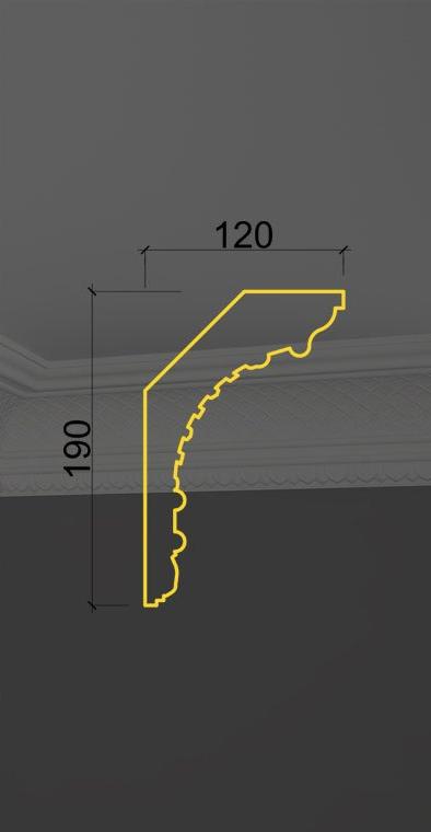 Карниз с орнаментом KO-23 в Краснодаре