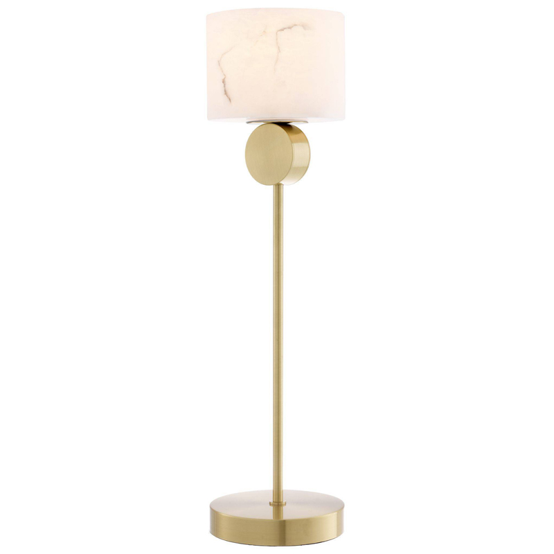 Настольная лампа Eichholtz Table Lamp Etruscan Латунь Белый в Краснодаре | Loft Concept 