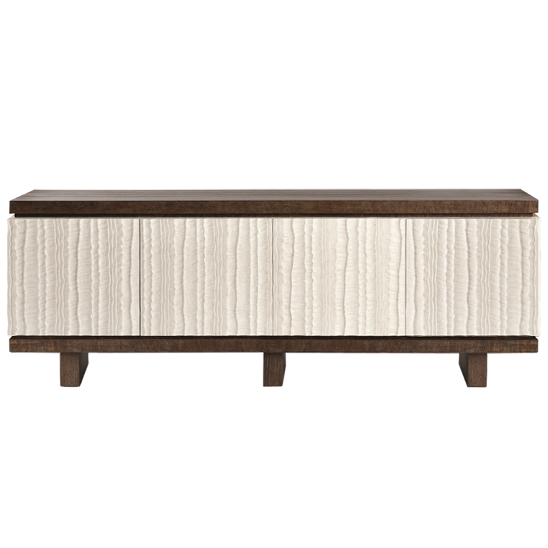 Riverside Textured Long Sideboard  ivory ( слоновая кость ) Коричневый в Краснодаре | Loft Concept 