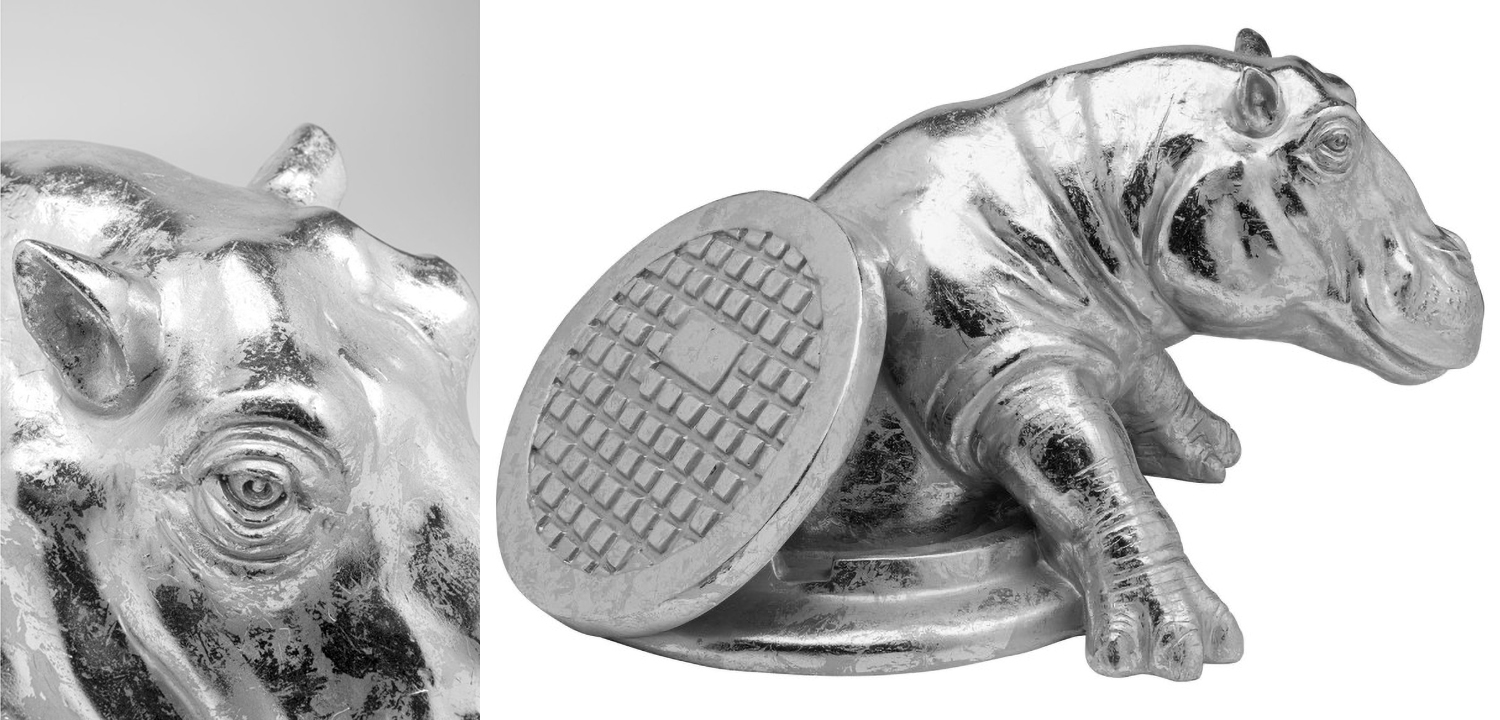 Статуэтка Chrome Hippo - фото