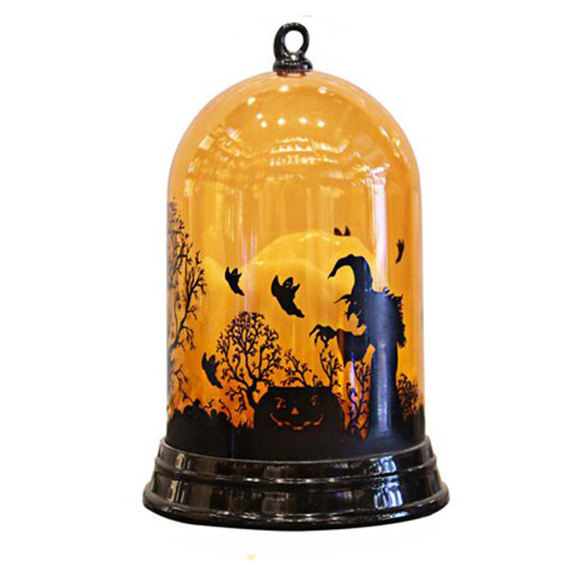 Фонарь Halloween Lantern Оранжевый Черный в Краснодаре | Loft Concept 