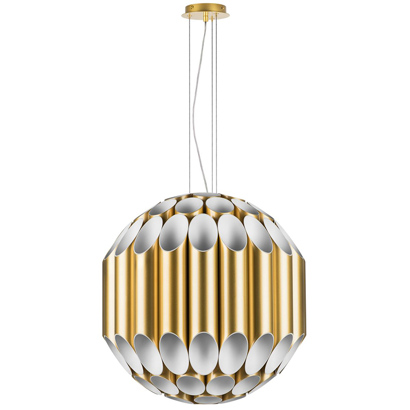 Люстра Garbi Gold Pipe Organ Chandelier 80 Золотой Белый в Краснодаре | Loft Concept 