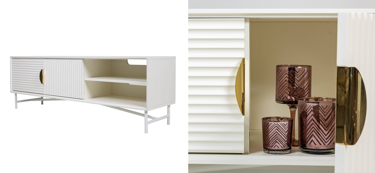 ТВ-тумба Antique Order Белая 150 см - фото №1