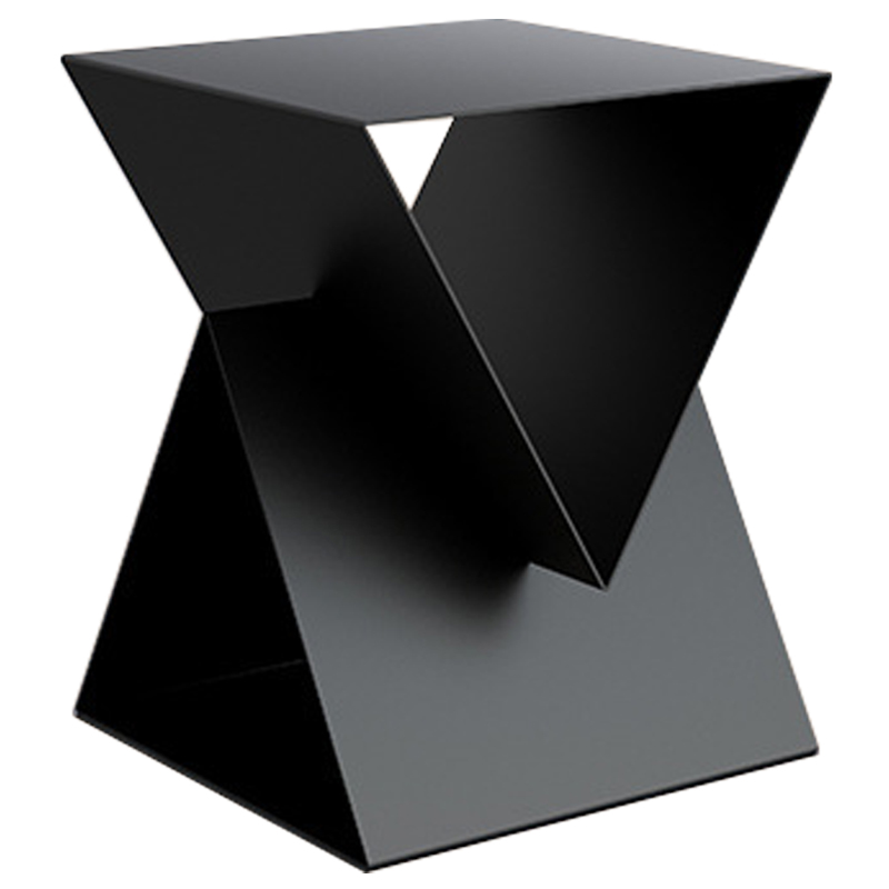 Приставной стол Two Triangles Black Side Table Черный в Краснодаре | Loft Concept 