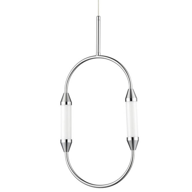 Подвесной светильник Giopato & Coombes CIRQUE Pendant Ellipse Vertical Chrome S Хром в Краснодаре | Loft Concept 