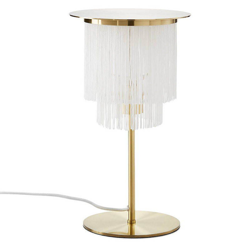 Настольная лампа Houtique Table lamp Белый Латунь в Краснодаре | Loft Concept 