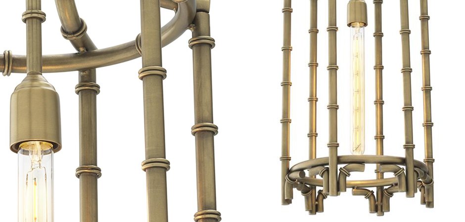 Люстра Eichholtz Lantern Vasco Brass - Loft-Concept в Краснодаре