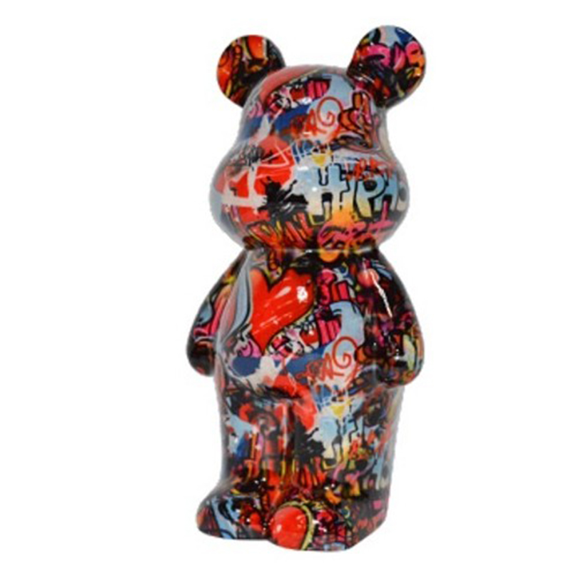 Статуэтка Graffiti Bear red Мульти в Краснодаре | Loft Concept 