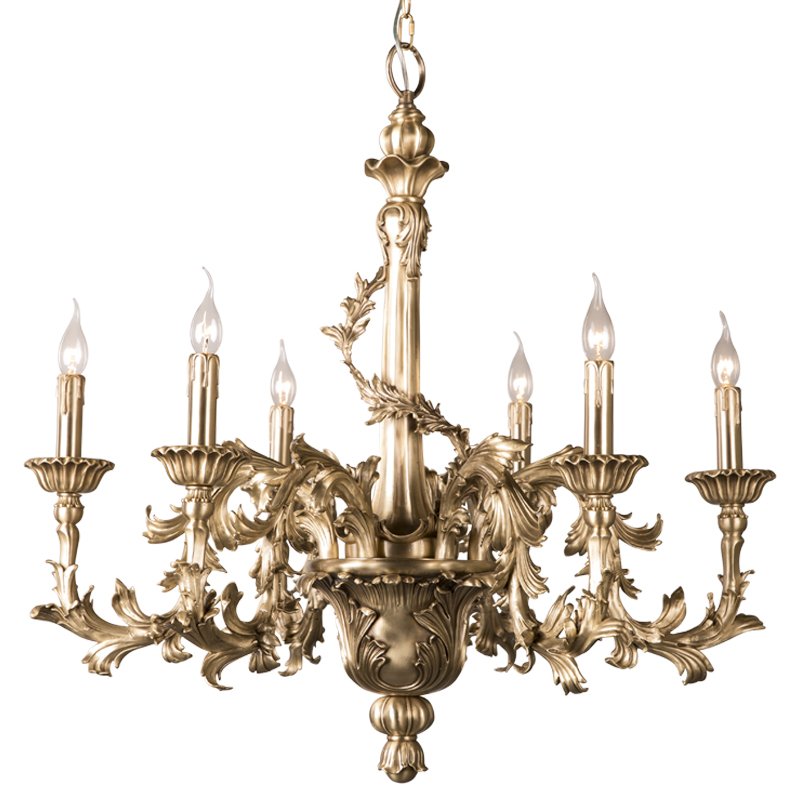 Люстра Baroque Chandelier Латунь в Краснодаре | Loft Concept 