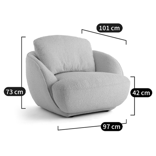 Полукруглое мягкое кресло Halle Green Armchair в Краснодаре