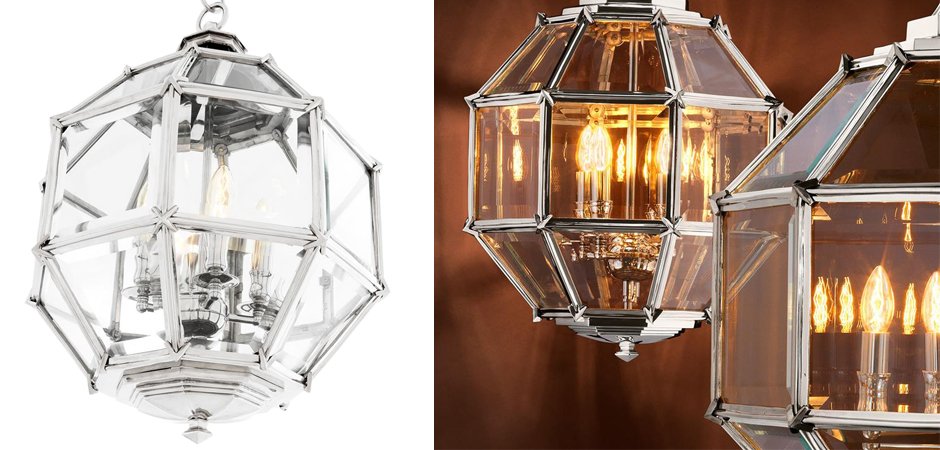 Люстра Lantern Owen Nickel S - Loft-Concept в Краснодаре