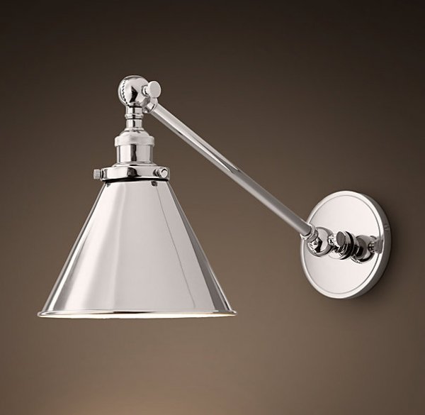 Бра 20TH C Library Single Sconce silver  в Краснодаре | Loft Concept 