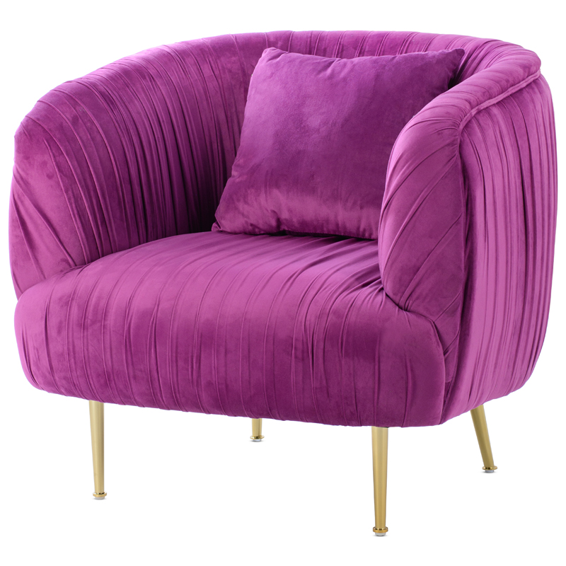 Кресло SOUFFLE CHAIR purple Фуксия Золотой в Краснодаре | Loft Concept 