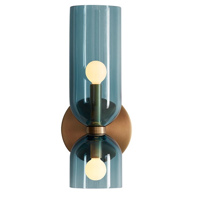 Бра Lightmaker Studio Edie Sconce Blue Медь Синий в Краснодаре | Loft Concept 