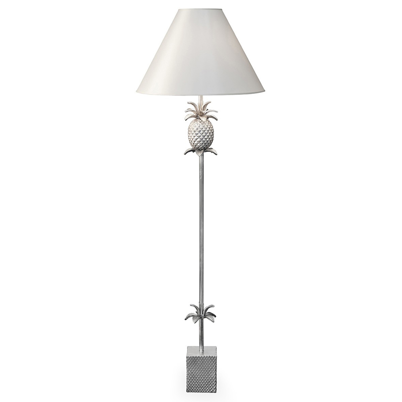 Торшер FLOOR LAMP PINEAPPLE CONE white Алюминий Белый Торшер FLOOR LAMP PINEAPPLE CONE white Алюминий Белый в Краснодаре | Loft Concept