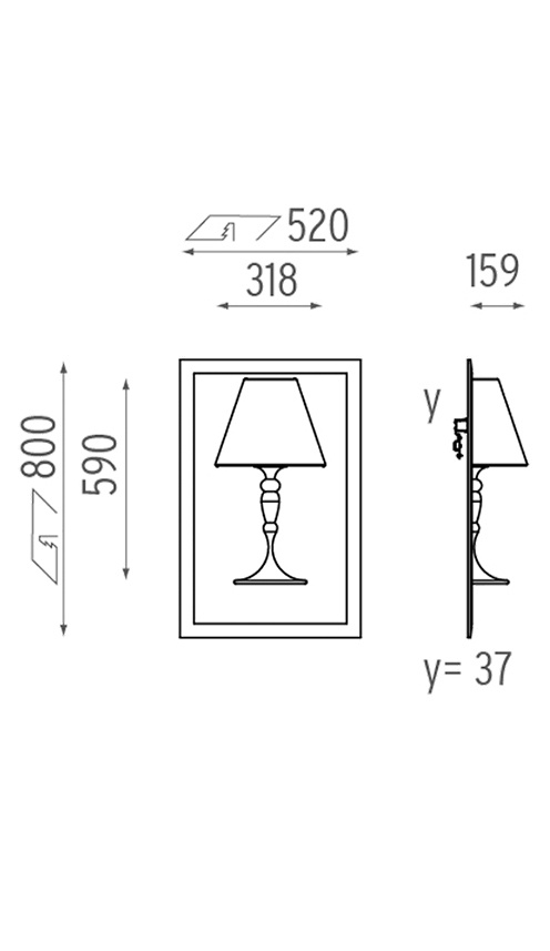 Настенный Светильник Flos Abajourd Hui Small Lampada da parete в Краснодаре