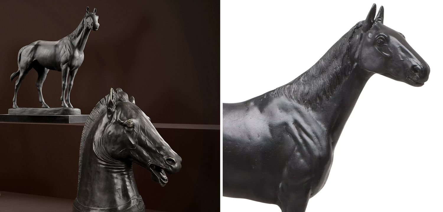 Декоративная статуэтка Eichholtz Horse Rodondo - фото