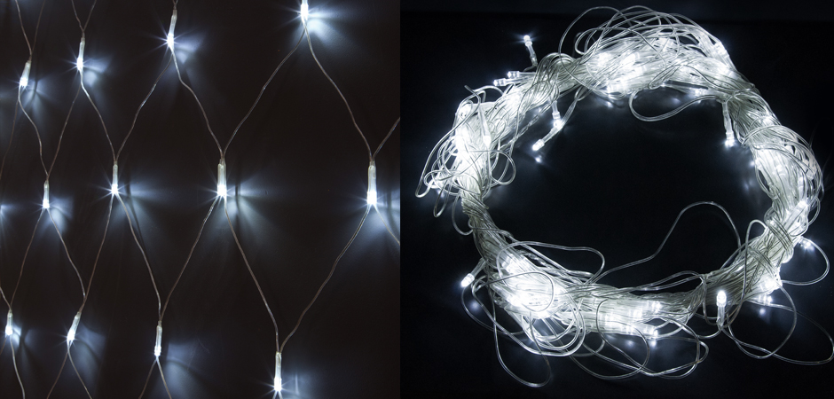 Гирлянда-Сетка Белым свет диодов - Loft-Concept в Краснодаре